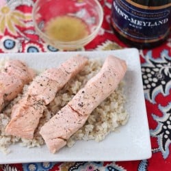 Champagne Poached Salmon from Living Well Kitchen