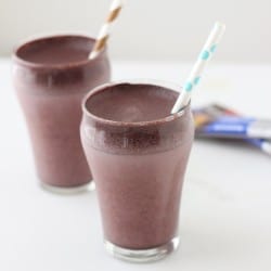 Chocolate Cream Fizz with CocoaViaÂ® Sweetened Dark Chocolate from Living Well Kitchen