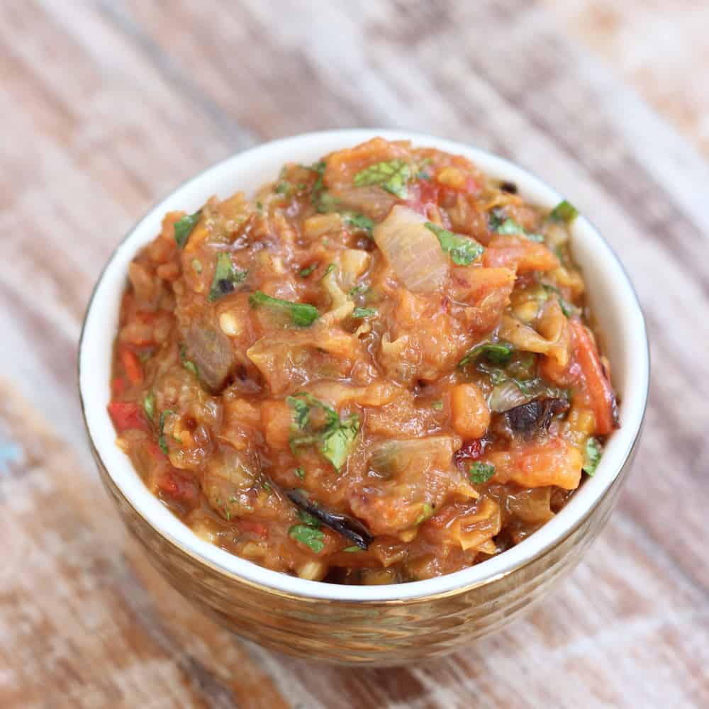 Roasted Vegetable Salsa from Living Well Kitchen