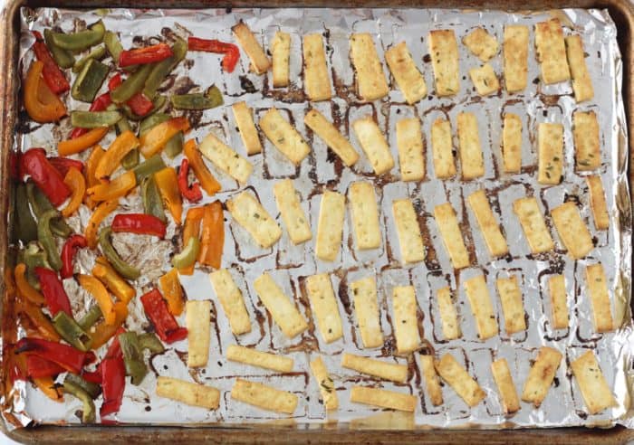 Rosemary Lemon Tofu and Peppers from Living Well Kitchen