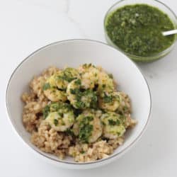 Chimichurri Shrimp from Living Well Kitchen