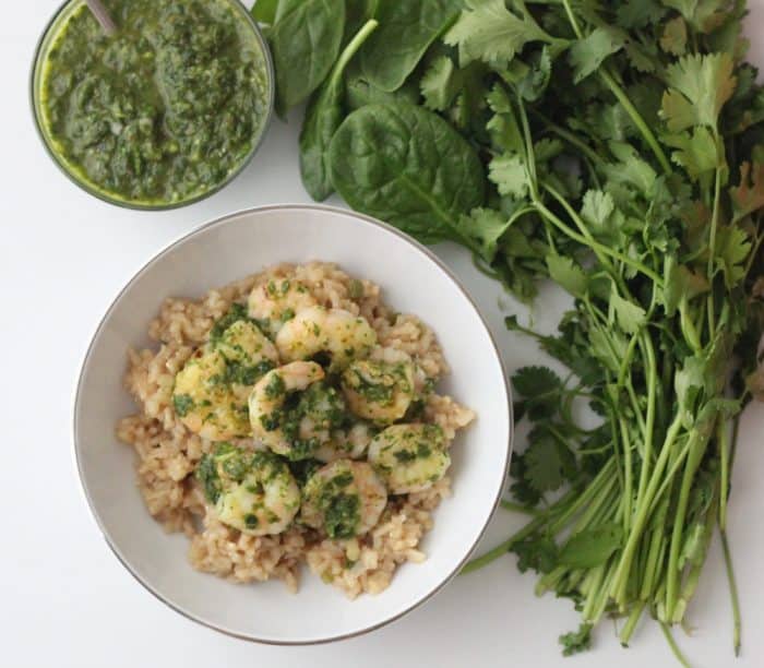 Chimichurri Shrimp from Living Well Kitchen