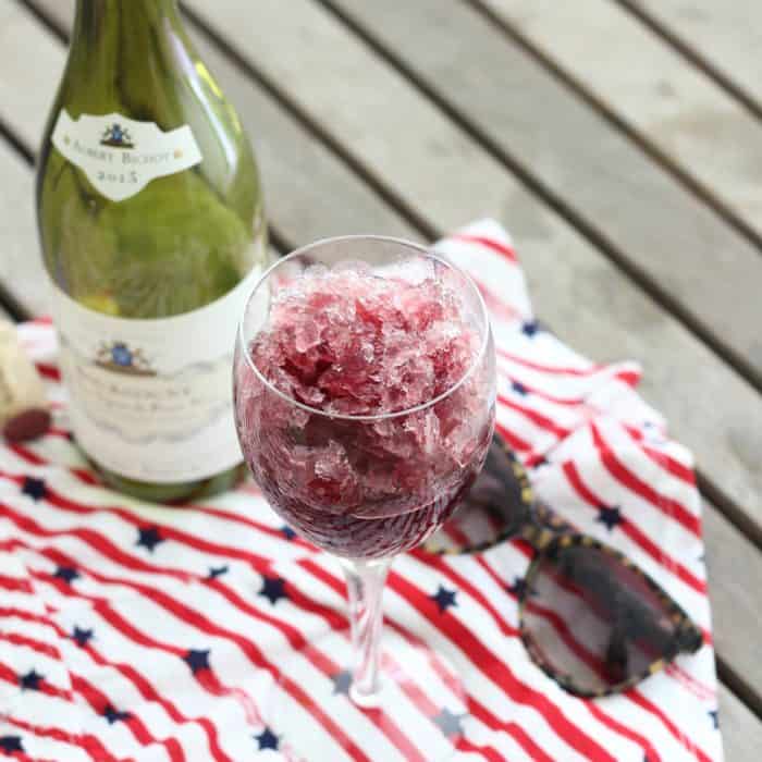 Wine Slushy from Living Well Kitchen