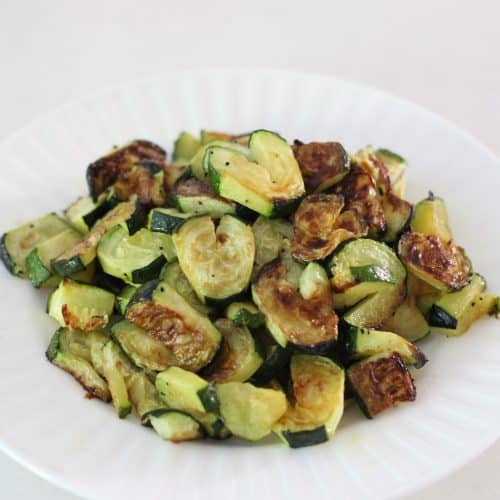 Roasted Zucchini and Goat Cheese