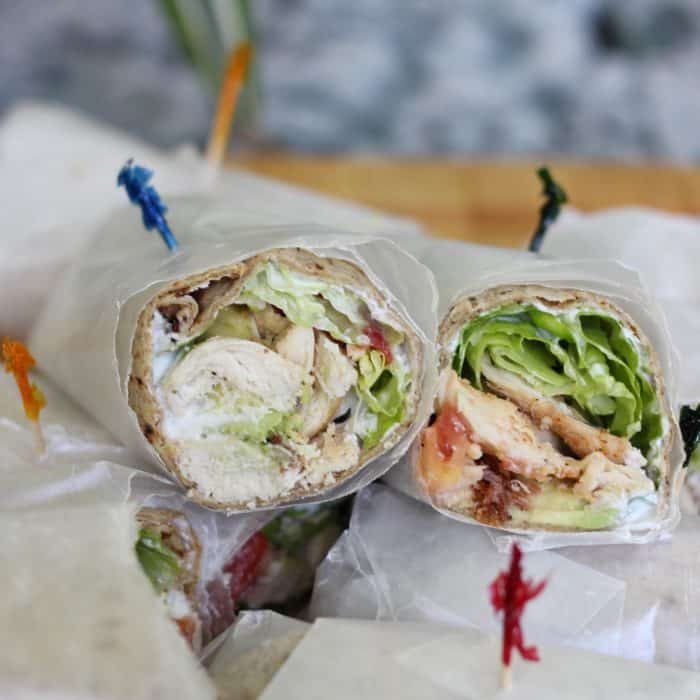 Cobb Salad Wraps from Living Well Kitchen