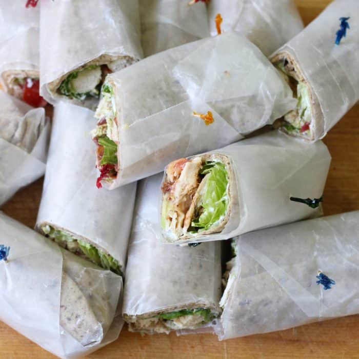 Cobb Salad Wraps from Living Well Kitchen