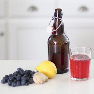 Ginger Berryade Kombucha from Living Well Kitchen