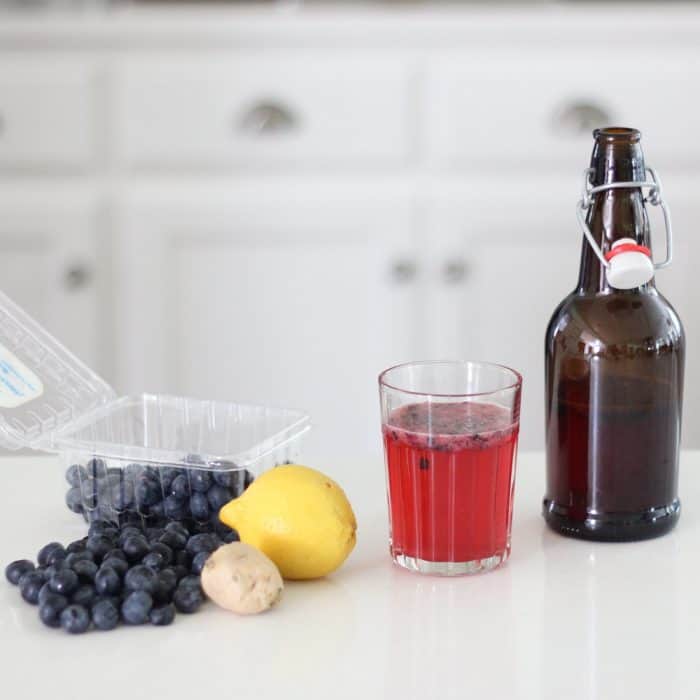 Ginger Berryade Kombucha from Living Well Kitchen