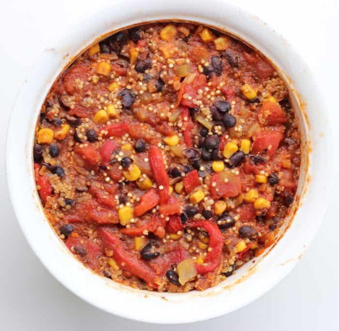 Mexican Quinoa Casserole from Living Well Kitchen