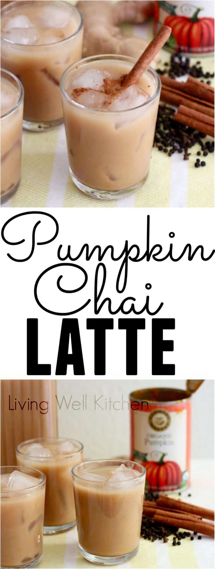 These Pumpkin Chai Lattes are the tea version of a pumpkin spiced latte. Using tons of warming spices makes this homemade version much healthier and even more delicious! Great way to introduce the fall season to your morning cuppa