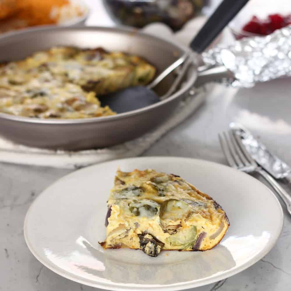 Leftover Thanksgiving Frittata from Living Well Kitchen