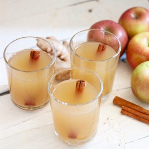 Apple Cinnamon Ginger Kombucha from Living Well Kitchen