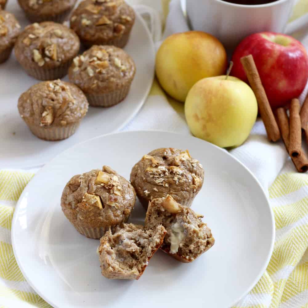 Apple Protein Pancake Muffins from Living Well Kitchen