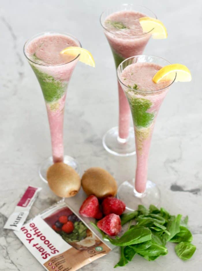 Strawberry Kiwi Smoothie from Living Well Kitchen