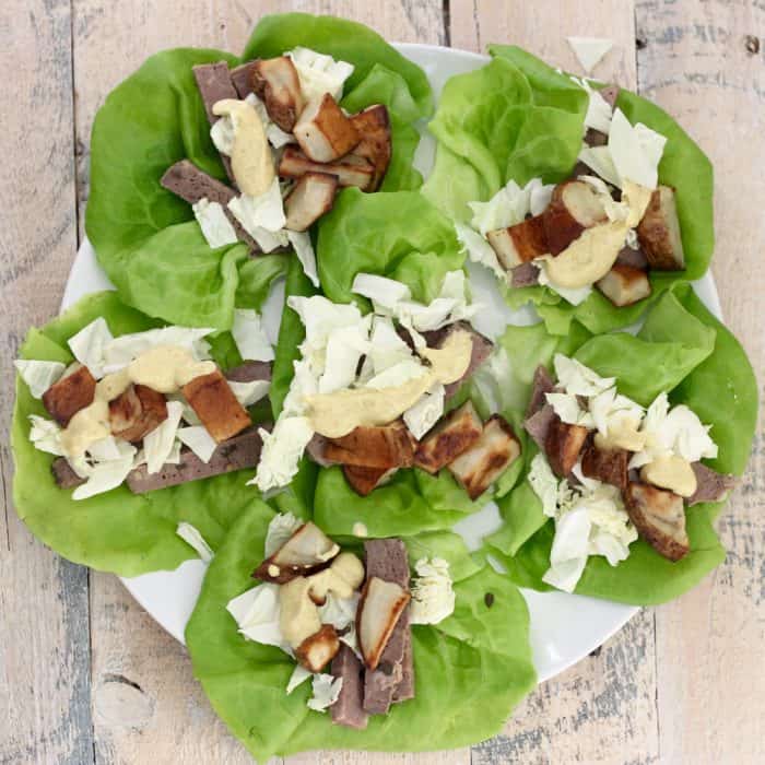 Corned Beef and Cabbage Lettuce Wraps from Living Well Kitchen