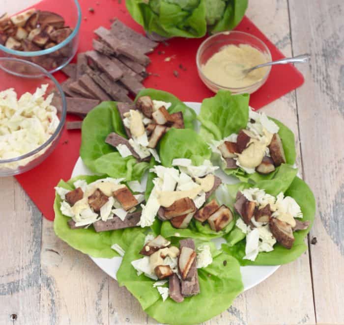 Corned Beef and Cabbage Lettuce Wraps from Living Well Kitchen