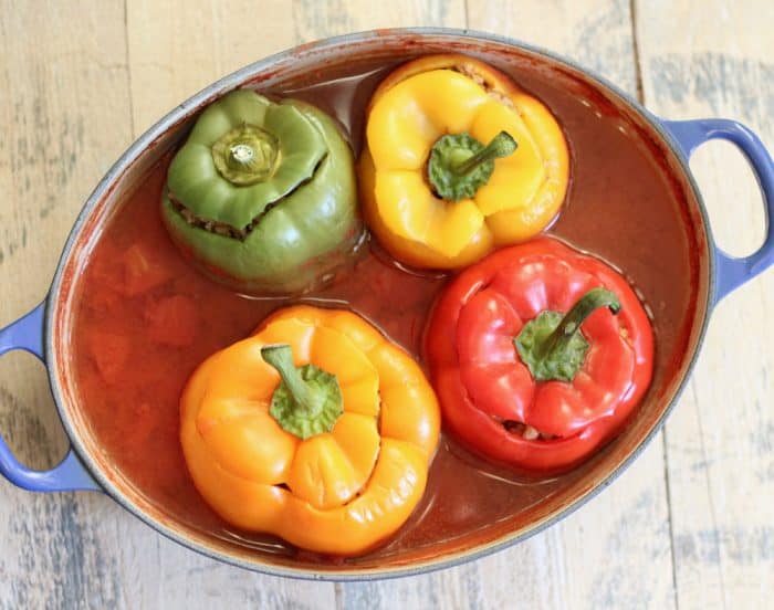 Lamb Stuffed Peppers from Living Well Kitchen