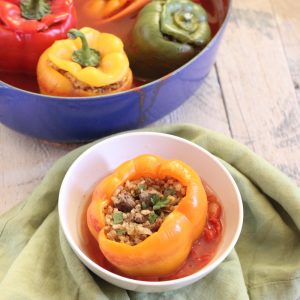 Lamb Stuffed Peppers from Living Well Kitchen