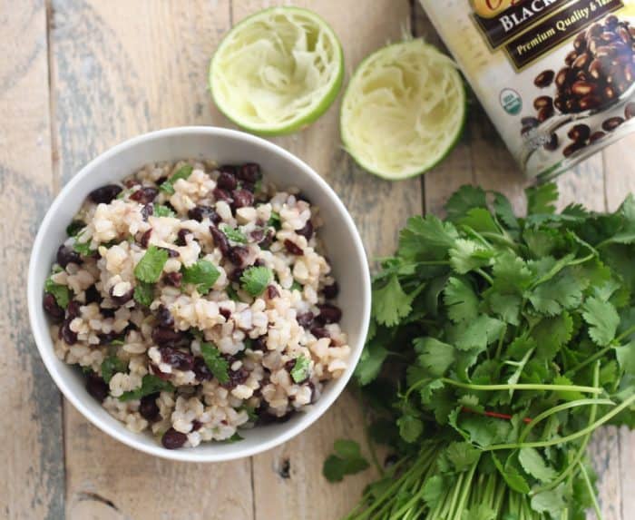 Cilantro Lime Rice and Beans from Living Well Kitchen