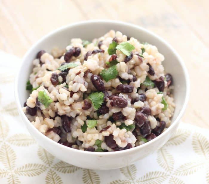 Cilantro Lime Rice and Beans from Living Well Kitchen