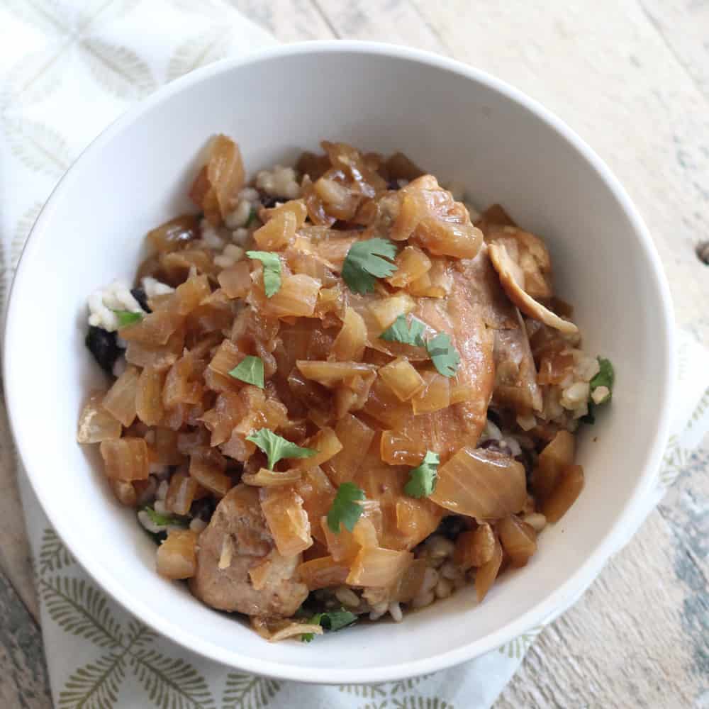 Slow Cooker Chicken Adobo from Living Well Kitchen