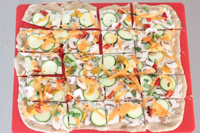 Cold Veggie Pizza from Living Well Kitchen