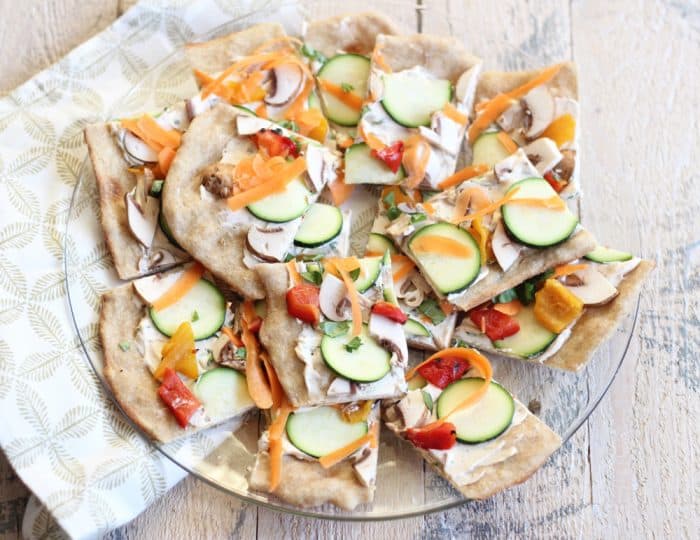 Cold Veggie Pizza from Living Well Kitchen