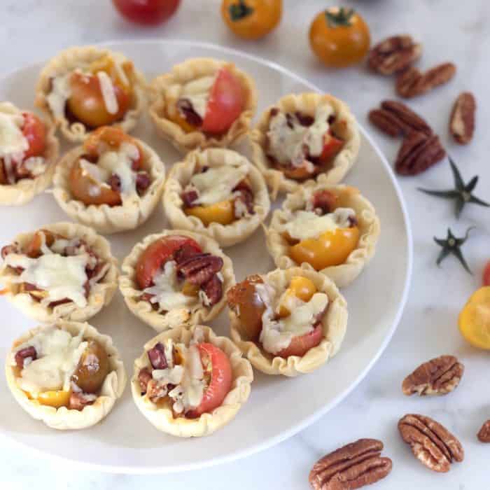 Tomato Pie Bites from Living Well Kitchen