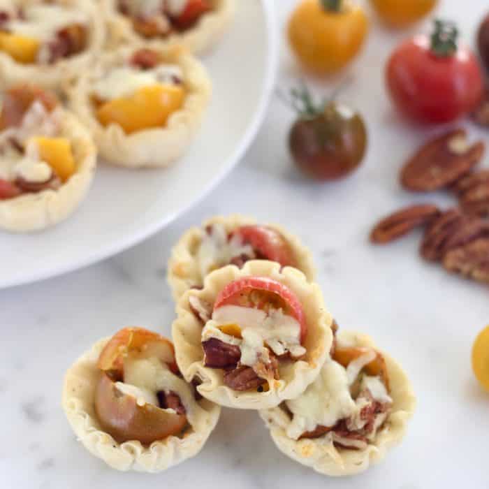 Tomato Pie Bites from Living Well Kitchen