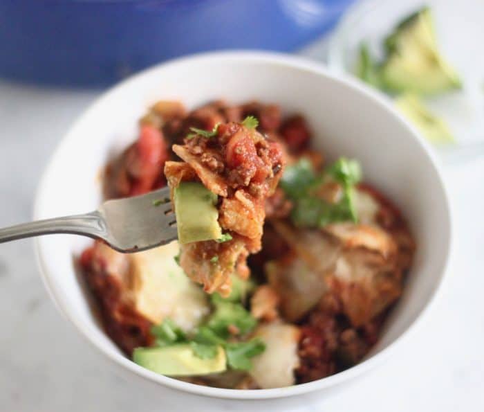 One Pot Taco Casserole from Living Well Kitchen