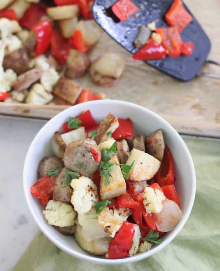 Roasted Sausage and Veggies from Living Well Kitchen