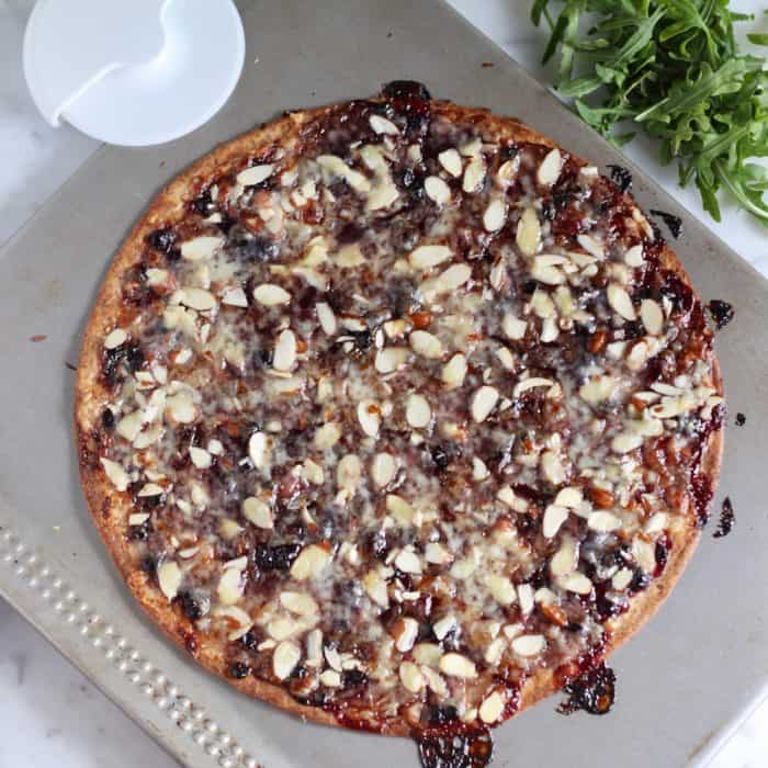 Wild Blueberry Gruyere Pizza from Living Well Kitchen
