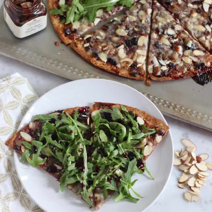 Wild Blueberry Gruyere Pizza from Living Well Kitchen