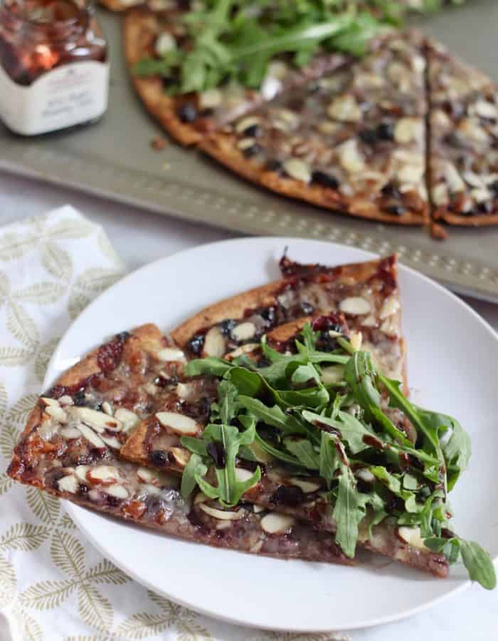 Wild Blueberry Gruyere Pizza from Living Well Kitchen
