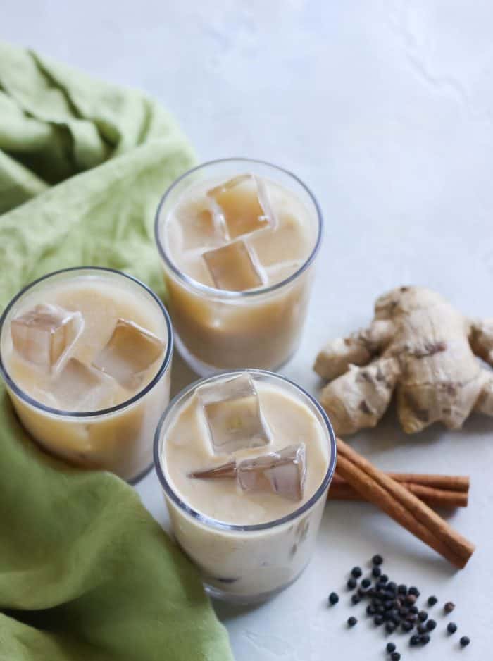 Iced Chai Latte - A Beautiful Mess