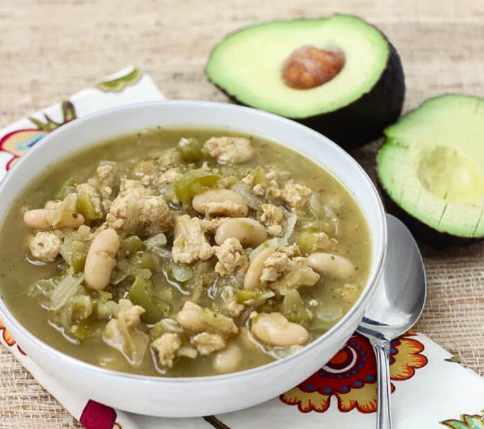 White Bean Turkey Chili - quick, easy weeknight meal