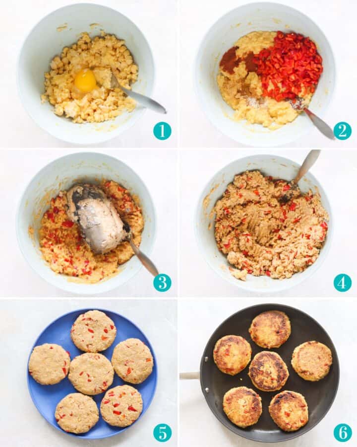 Salmon Chickpea Patties - gluten-free, family favorite, under $8