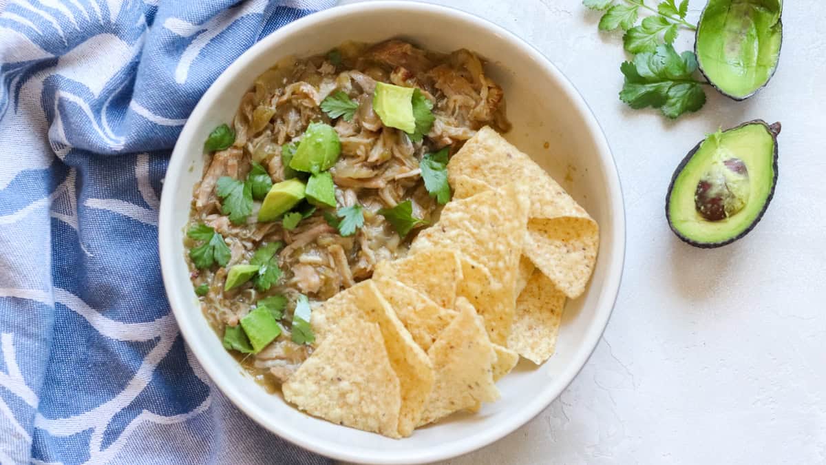 Slow Cooker Salsa Verde Pork Recipe super easy